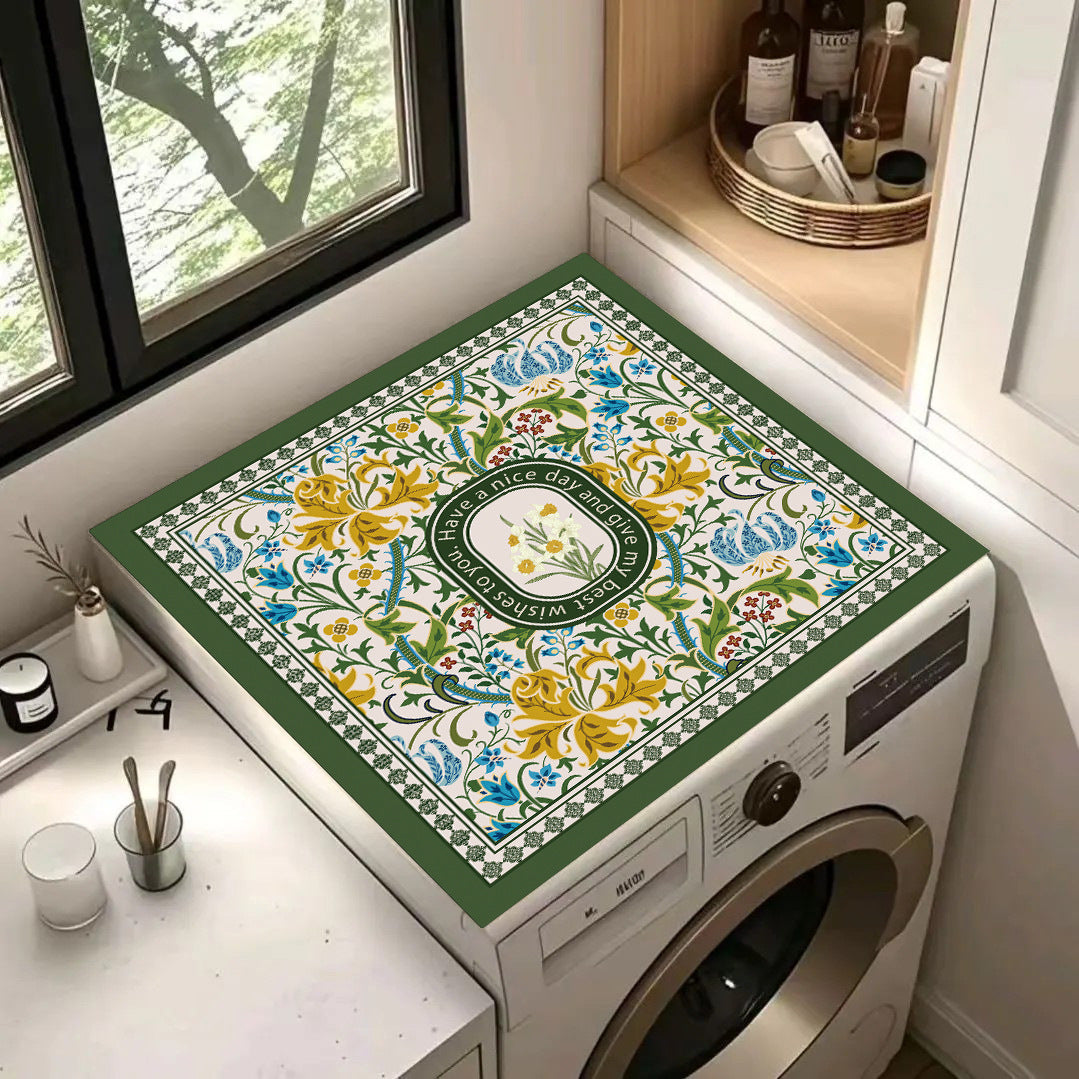 Vintage Floral Decorative Laundry Mat