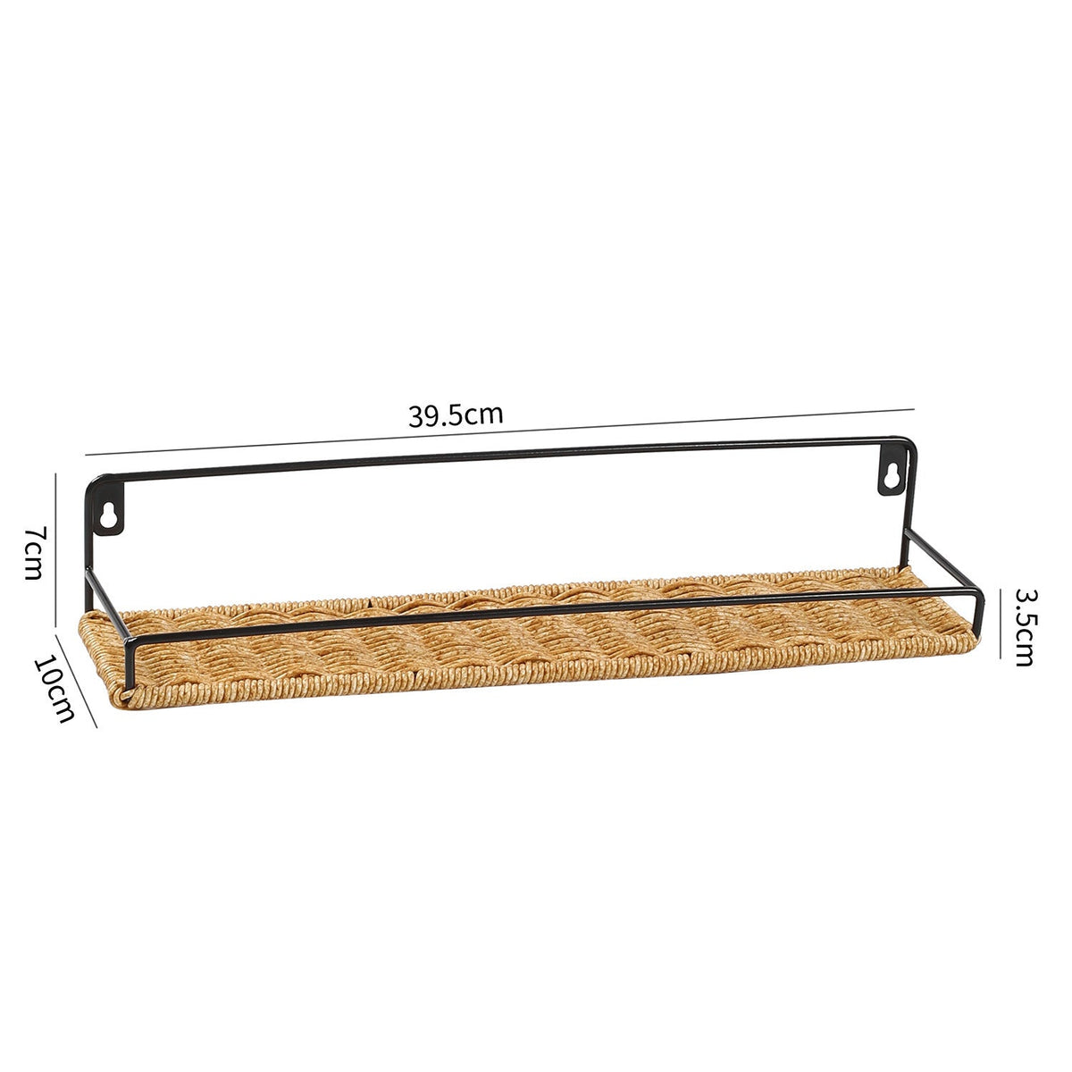 Wall-Mounted Decorative Storage Shelf