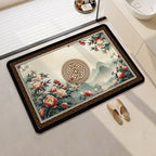 Playful Citrus-Themed Bath Mat
