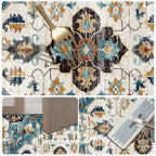 Floral Print Bath Mat