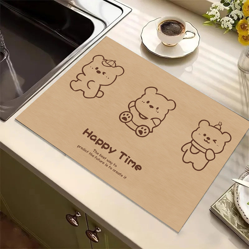 Cute Cartoon Dog Kitchen Mat