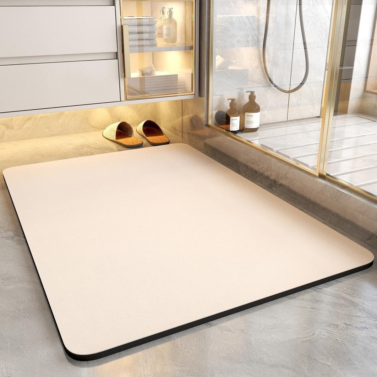 Modern Geometric Bathroom Mat