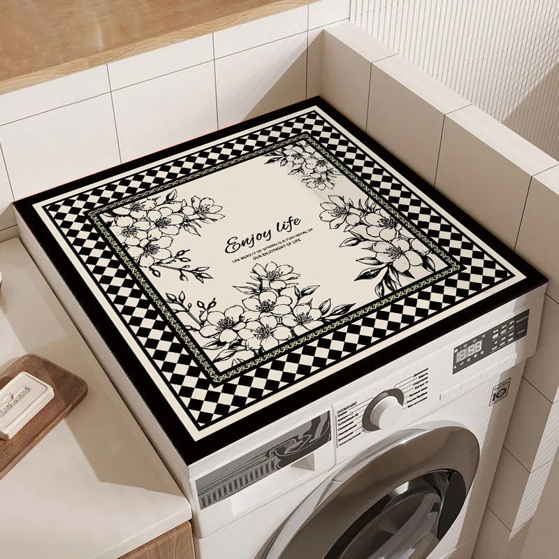 Vintage Floral Decorative Laundry Mat