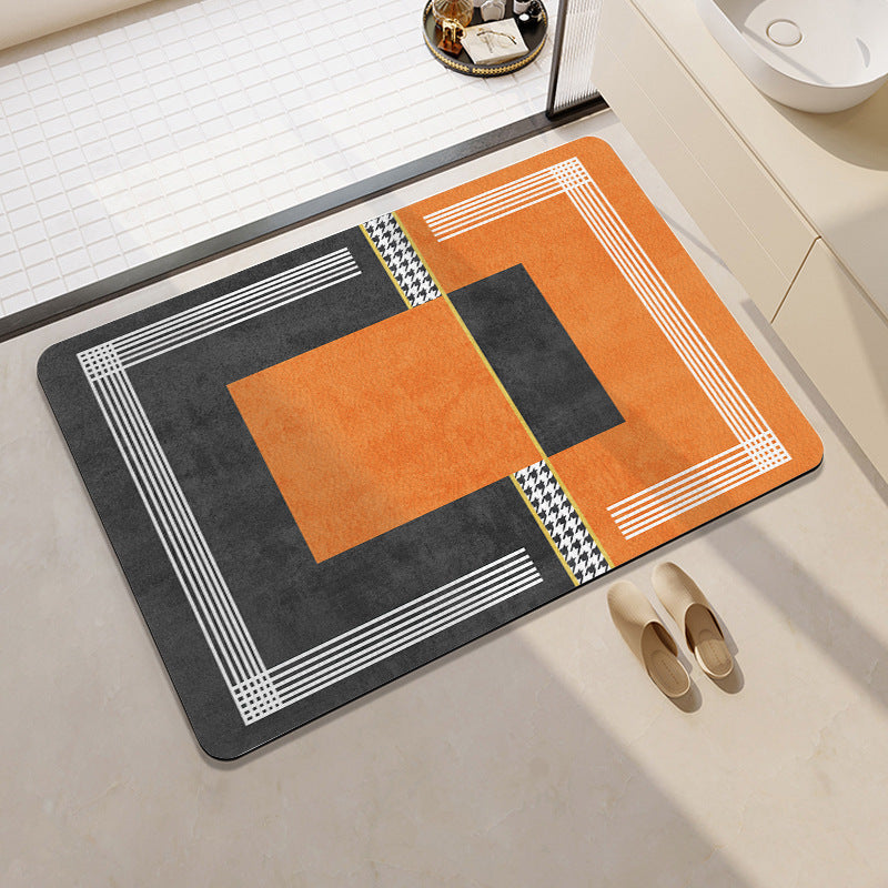 Playful Fruit-Themed Bath Mat