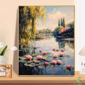 Floral Landscape Oil Painting Wall Art Meroci
