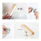 Walnut-Finish Magnetic LED Desk Task Lamp
