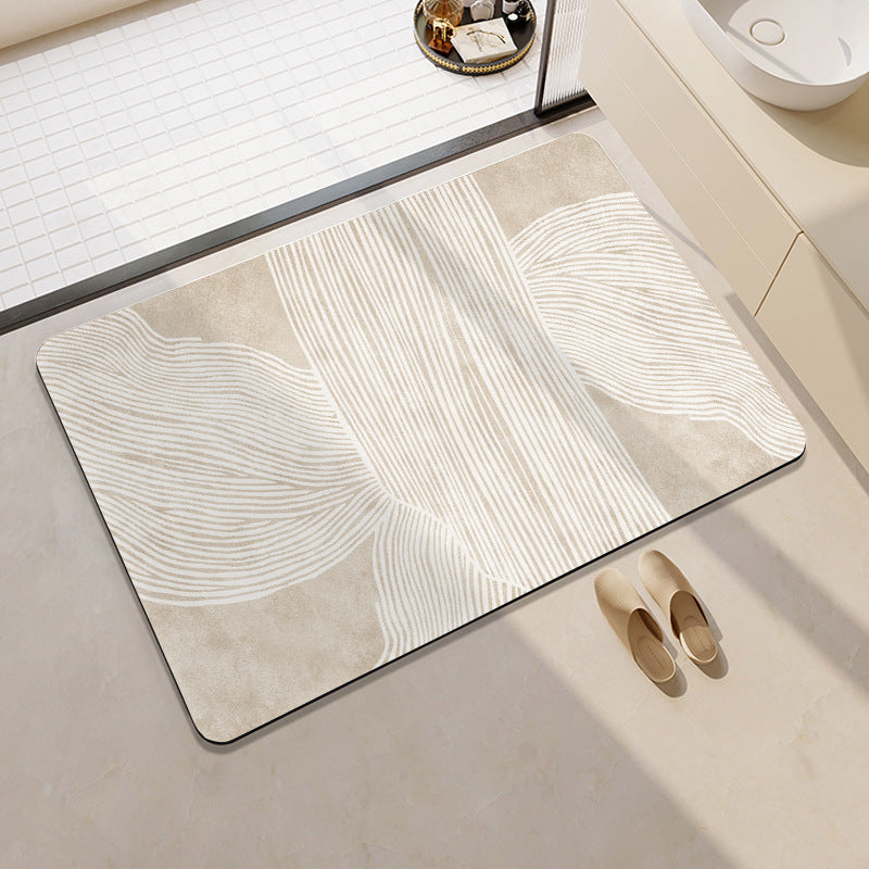 Geometric Patterned Bath Mat
