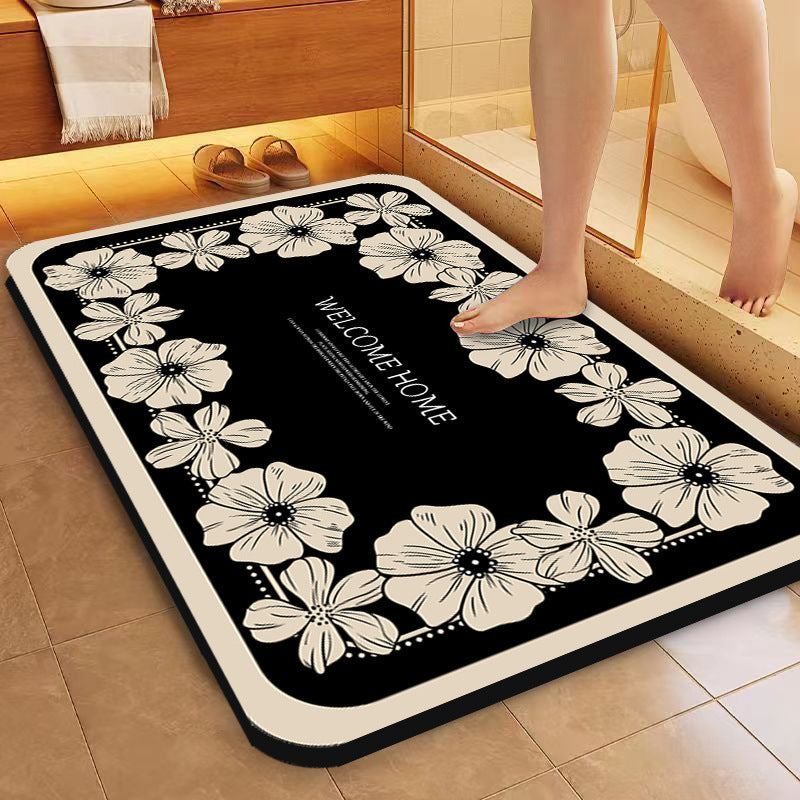 Decorative Vintage Pattern Bath Mat