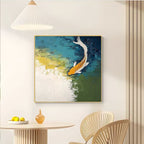 Decorative Koi Fish Canvas Art