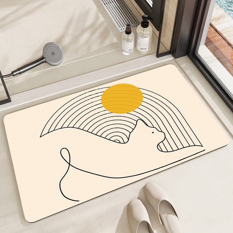Artistic Bath Mat