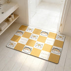 Cute Cartoon Pet-Themed Bath Mat