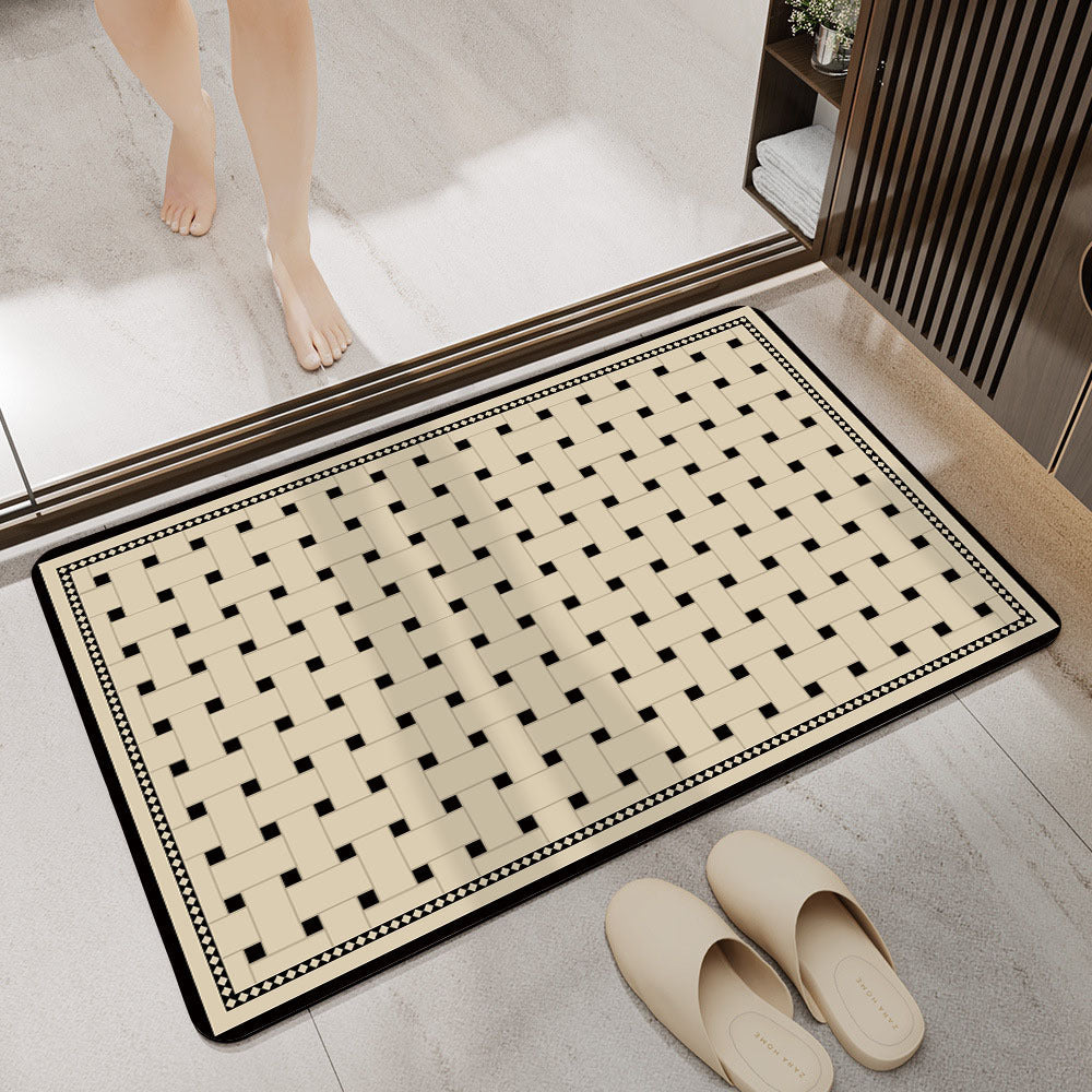 Abstract Modern Bath Mat