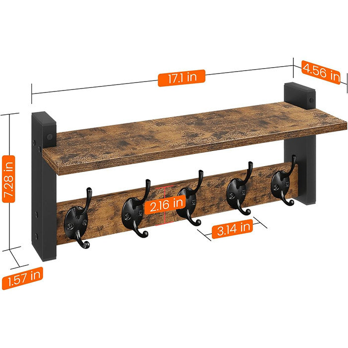 Wall wardrobe with shelf