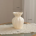 Elegant Flared Ceramic Flower Vase