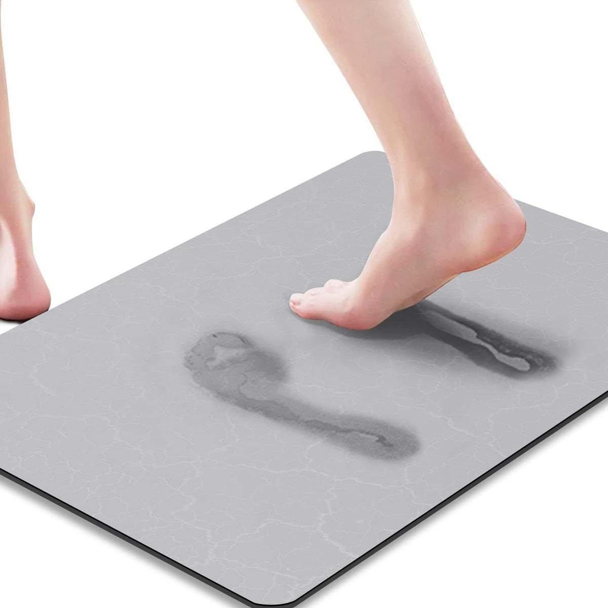 Luxurious Marble-Patterned Bath Mat