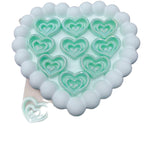 Decorative Heart-Shaped Resin Candle Holder