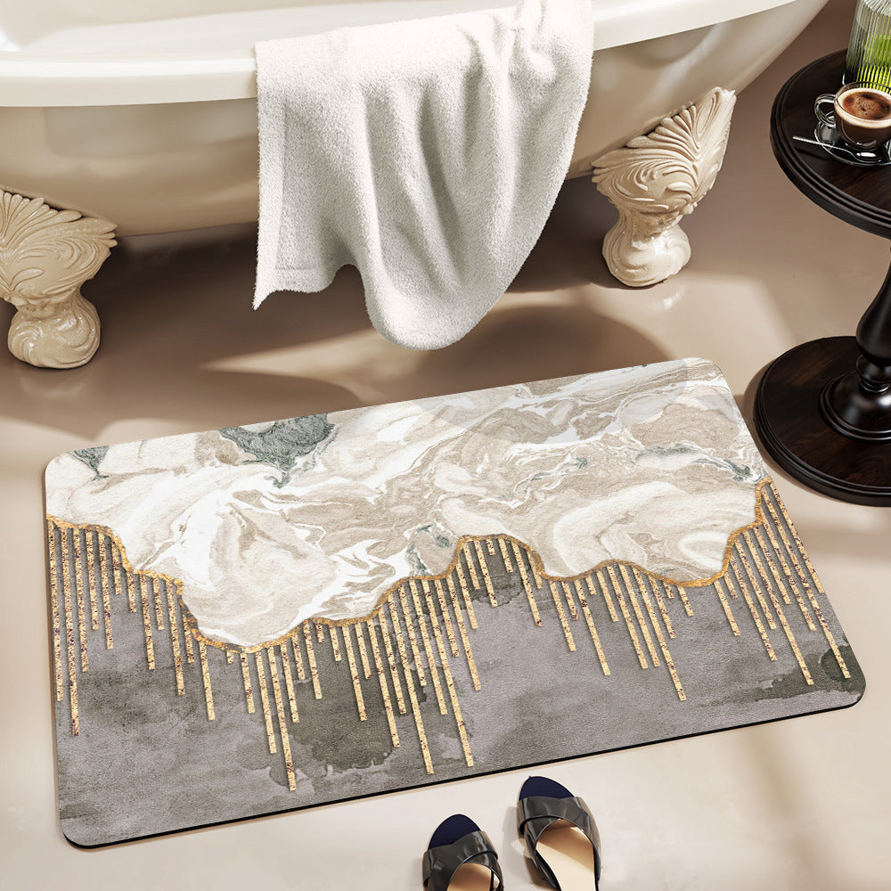 Luxurious Textured Bath Mat