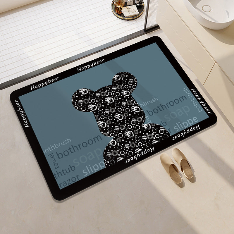 Cute Cartoon-Themed Bath Mat