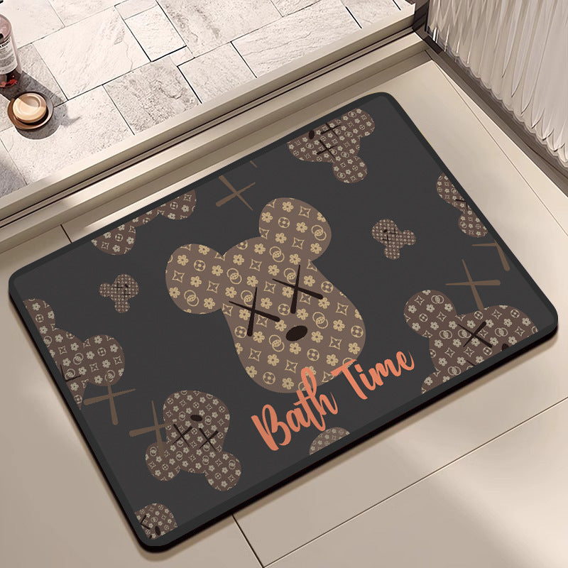 Cute Cartoon-Themed Bath Mat