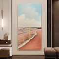 Coastal Beach Sunset Canvas Art