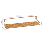 Wall-Mounted Decorative Storage Shelf
