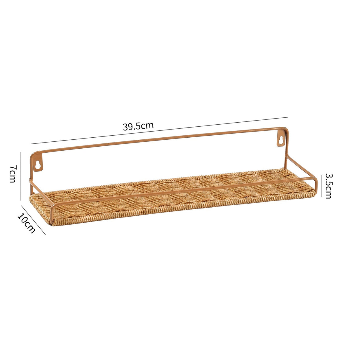 Wall-Mounted Decorative Storage Shelf