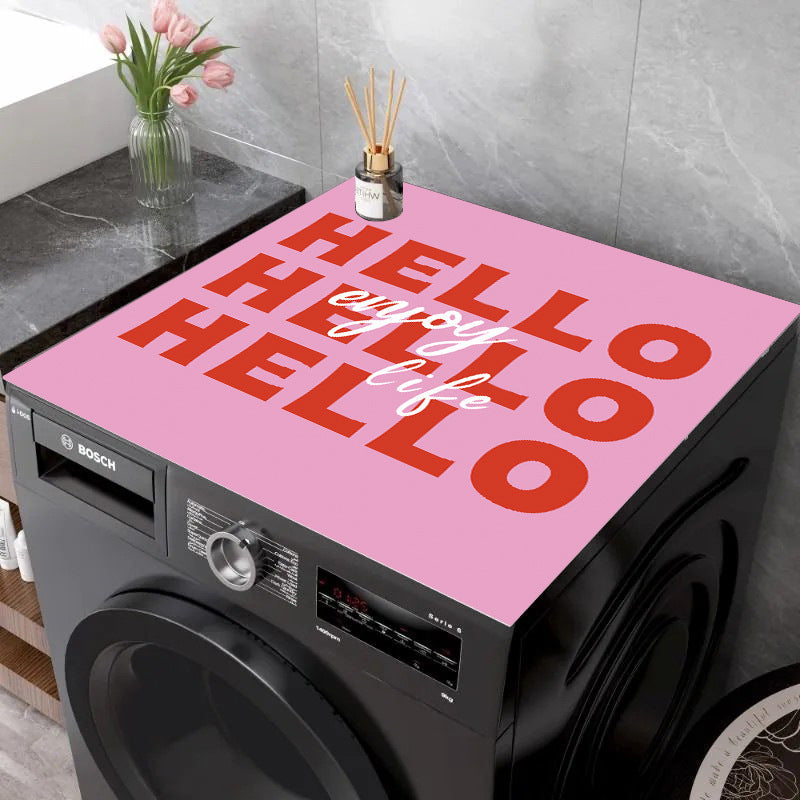 Playful Laundry Topper Mat