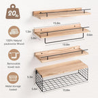 Wall Shelf Set