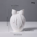 Nordic Knit-Top Ceramic Vase