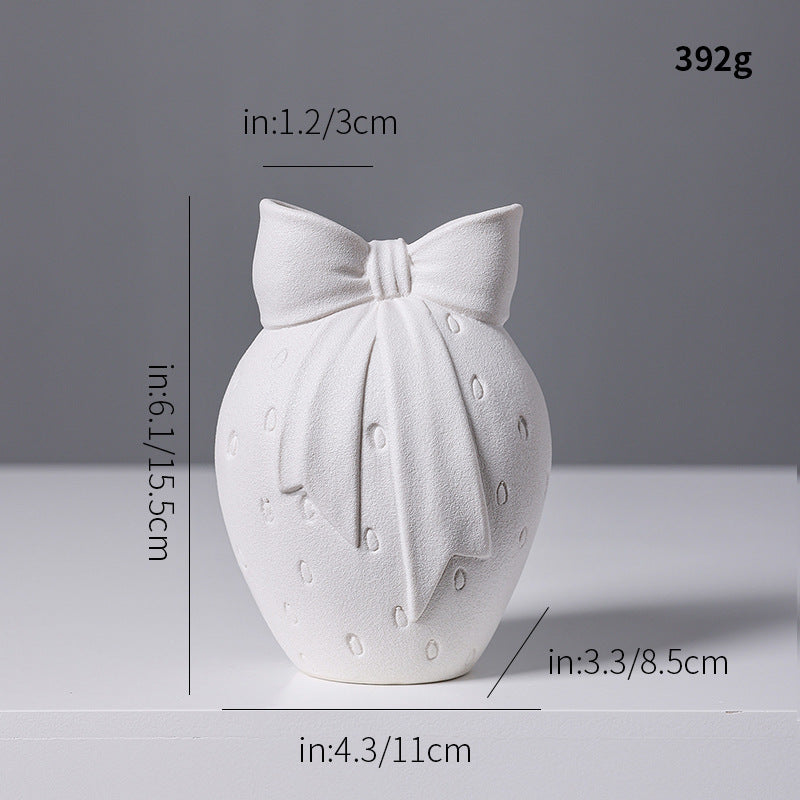Nordic Knit-Top Ceramic Vase