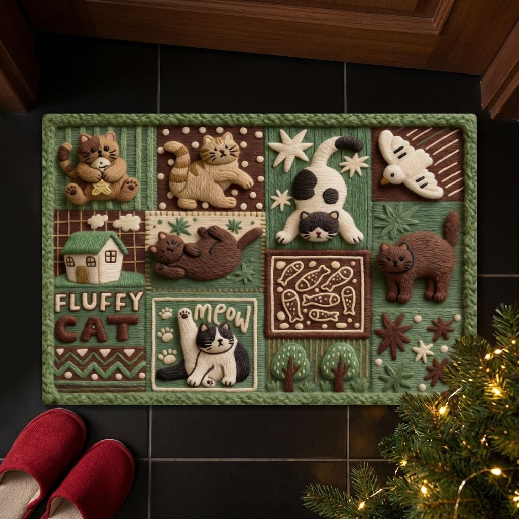 Fun Pet-Themed Doormat