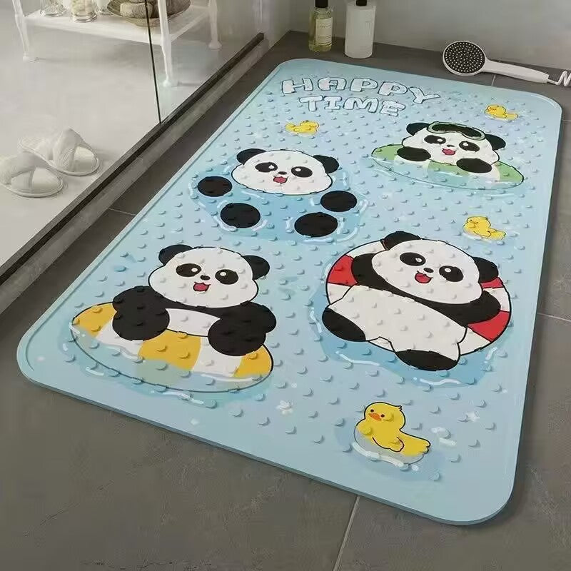 Cartoon-Themed Bath Mat