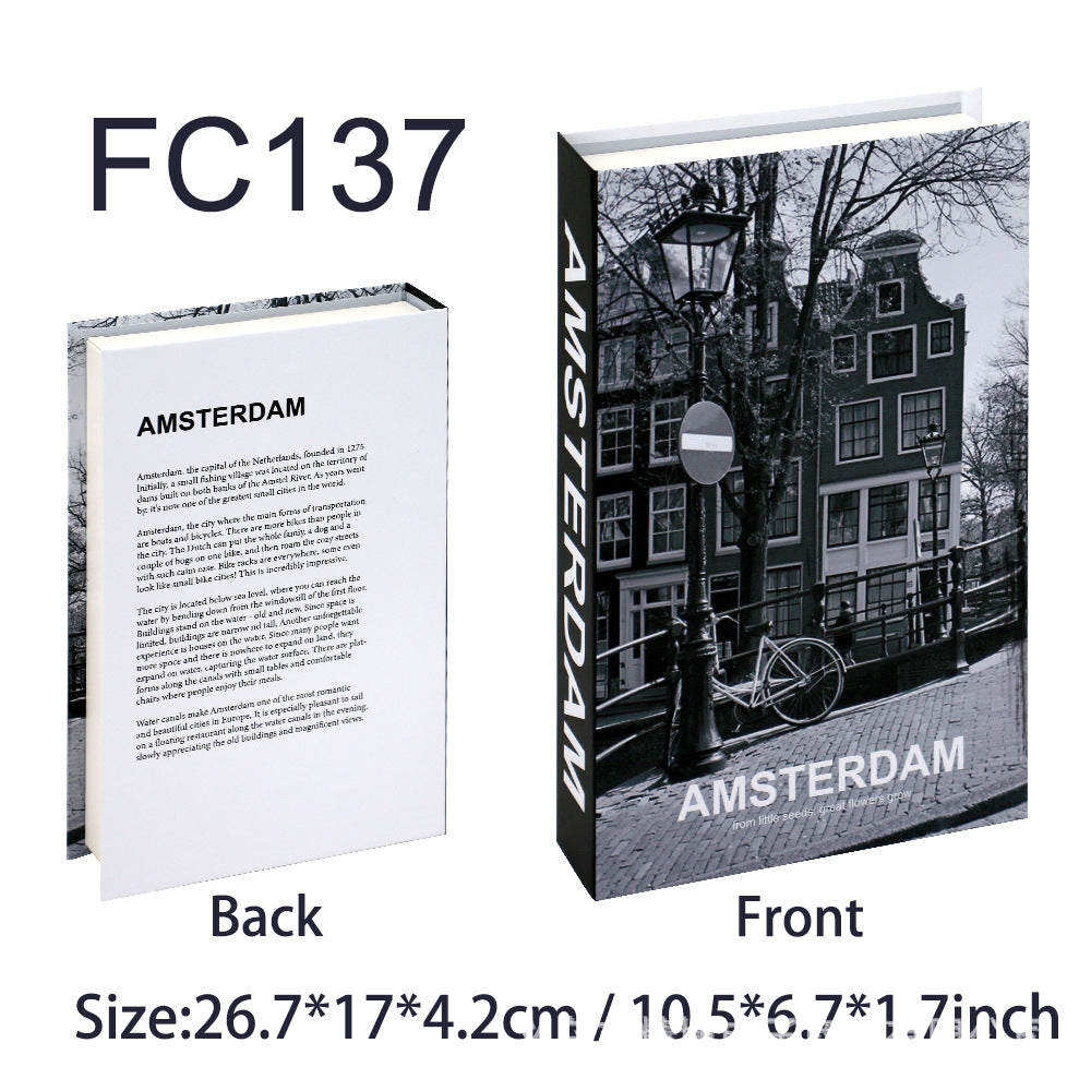 Decorative Hardcover Hidden Storage Book Safe