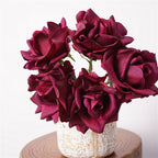 Oversized Realistic Foam Rose Single Stem Decorative Artificial Flower
