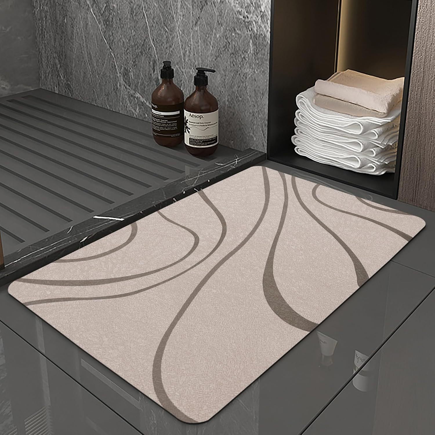 Versatile Absorbent Comfort Bath Mat