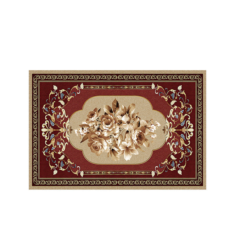 Luxurious Floral Pattern Bath Mat