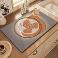 Cute Cartoon Character Kitchen Mat