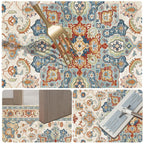 Elegant Vintage-Inspired Bath Mat