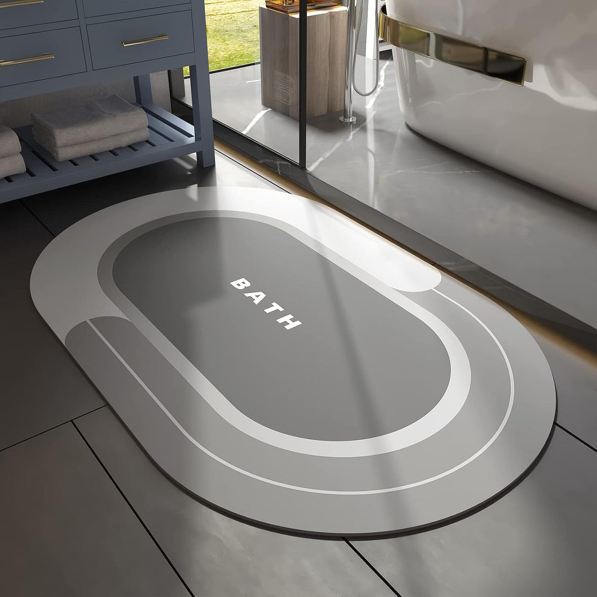 Stylish Soft Bathroom Mat