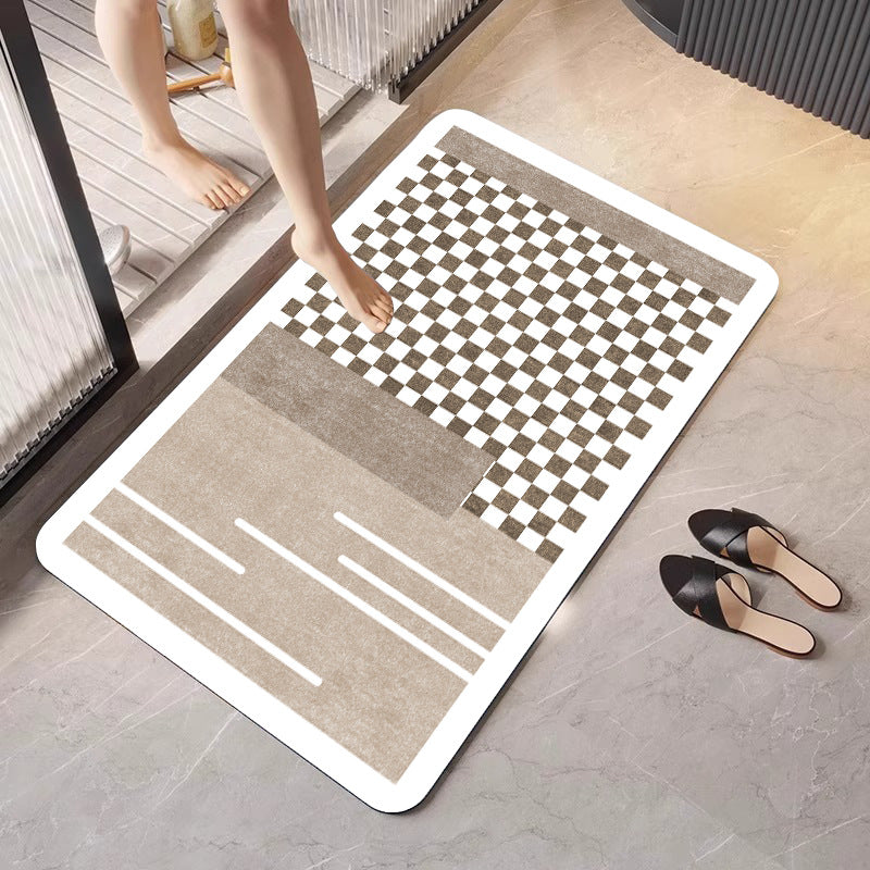Stylish Abstract Bath Mat