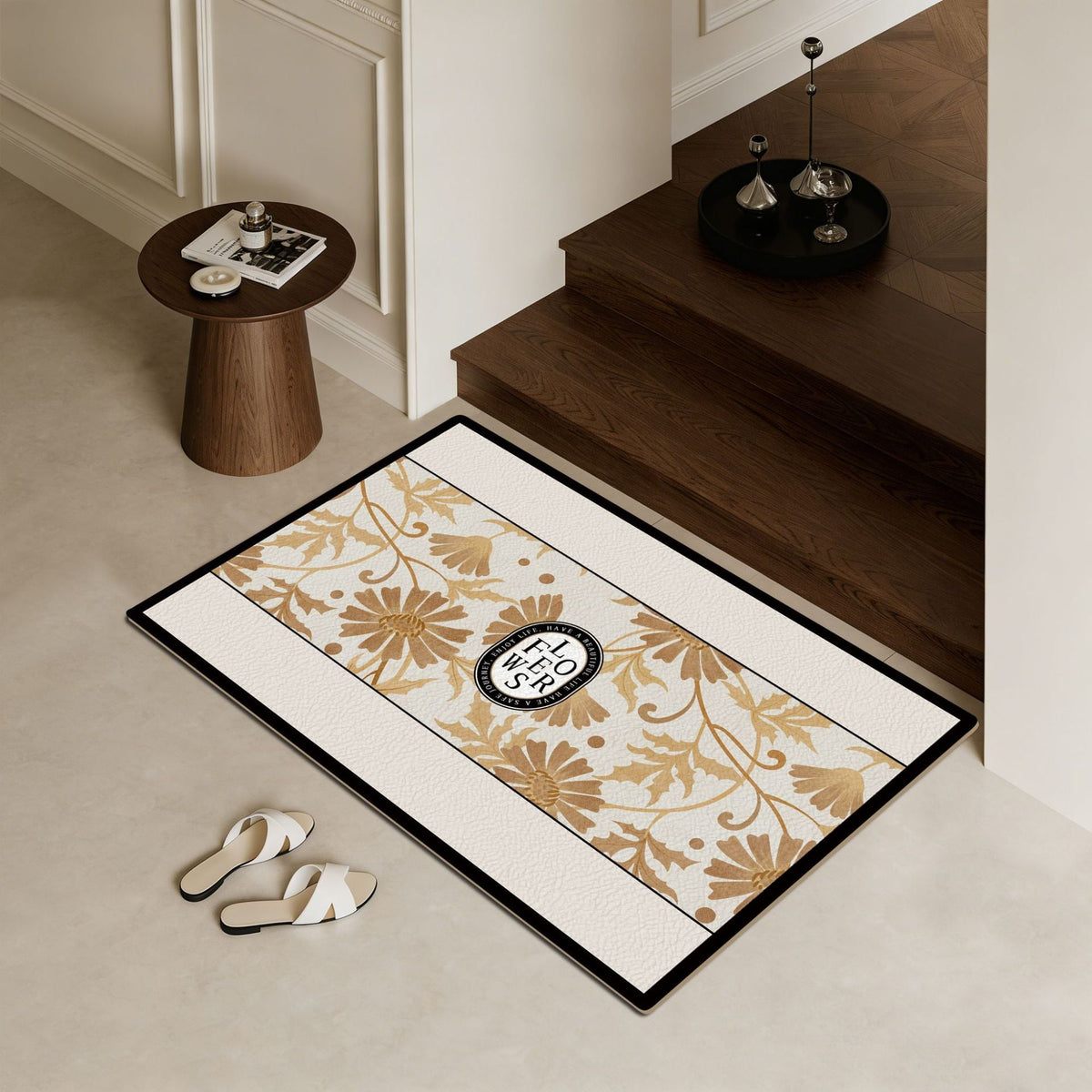 Modern Geometric Bath Mat