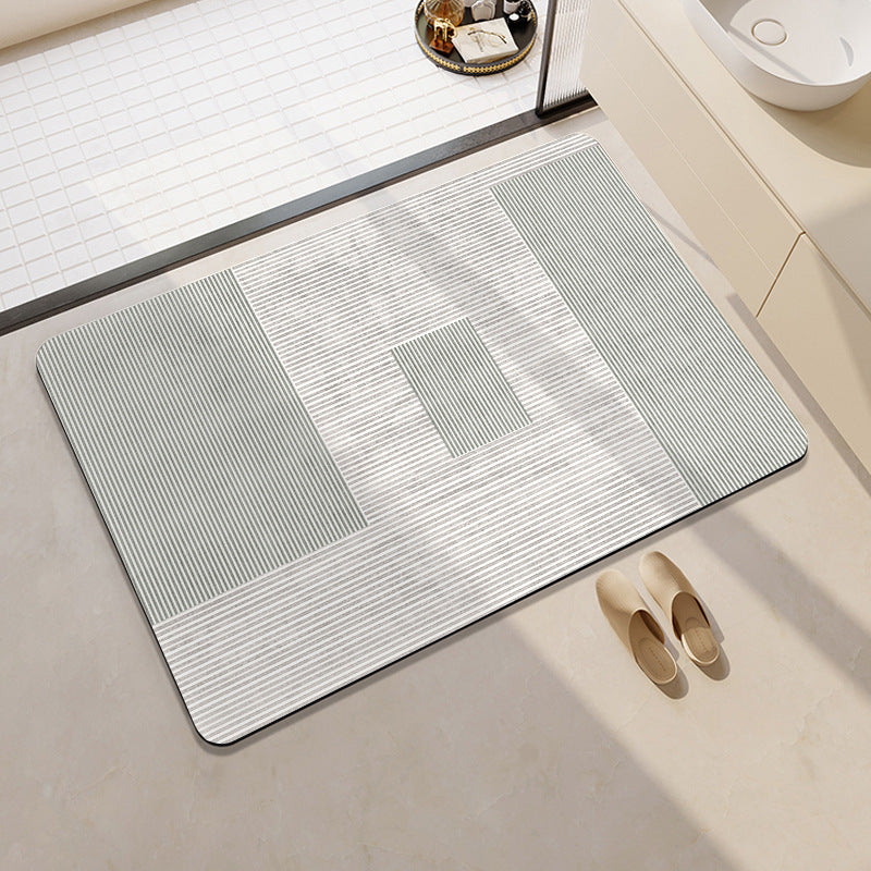 Contemporary Geometric Bath Rug