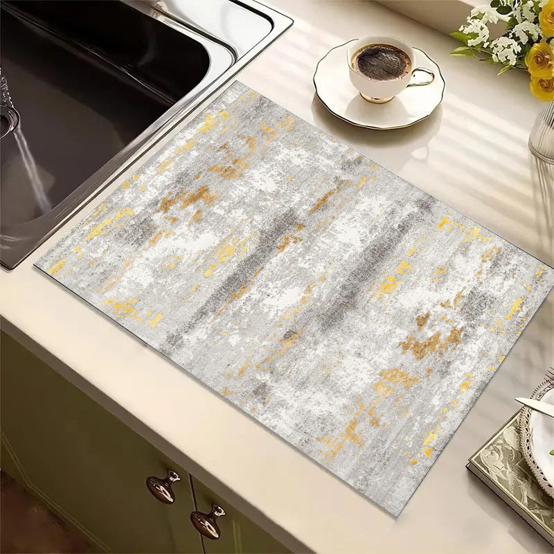 Abstract Geometric Kitchen Mat