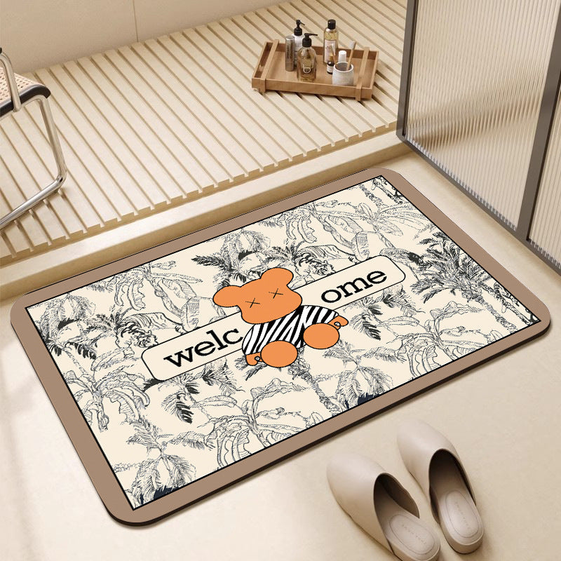 Decorative Cartoon-Themed Floor Mat