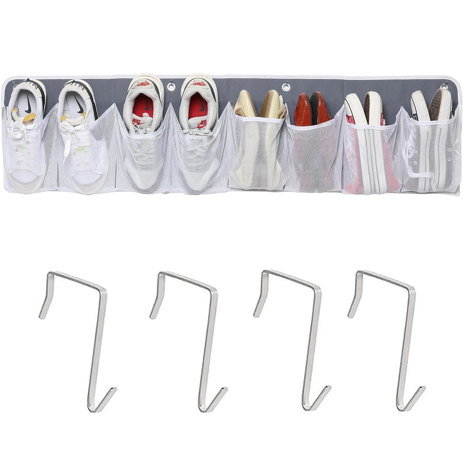Transparent shoe storage bag