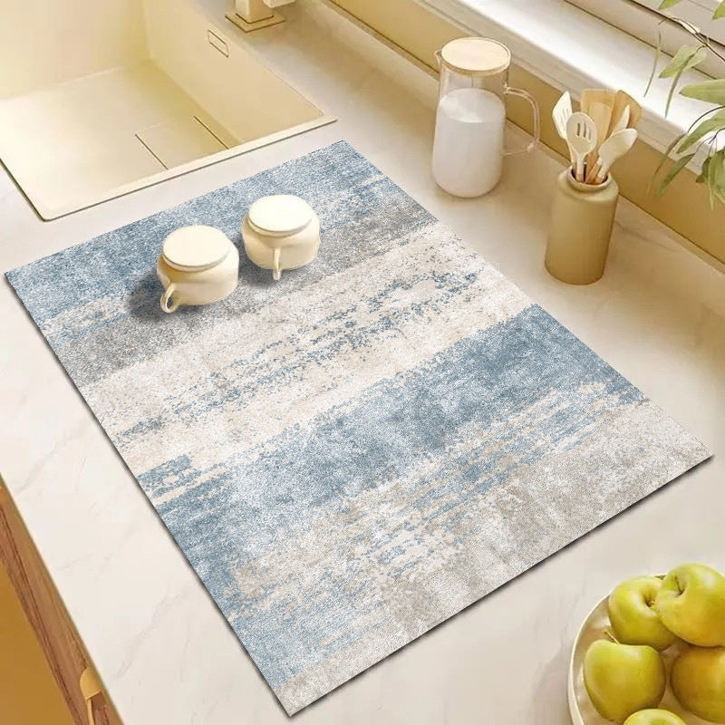 Abstract Geometric Kitchen Mat