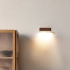 Walnut-Finish Magnetic LED Desk Task Lamp