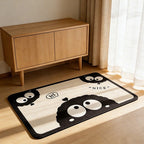 Playful Cow-Themed Bathroom Mat
