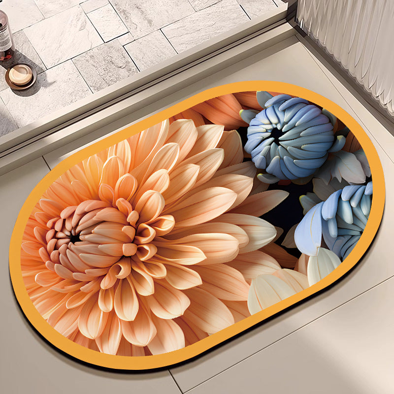 Motivational Phrase Bath Mat