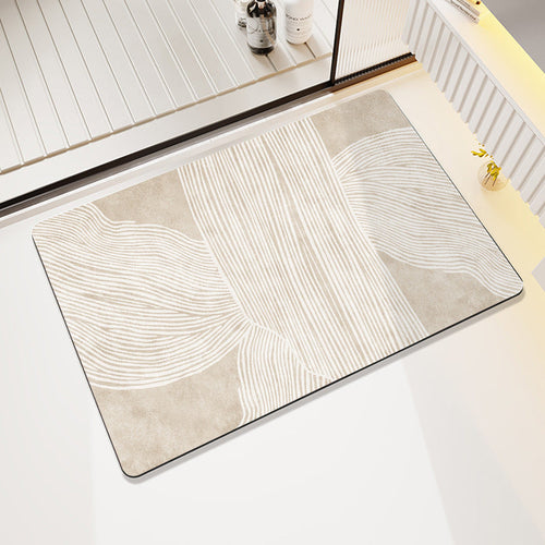 Abstract Geometric Design Bath Mat
